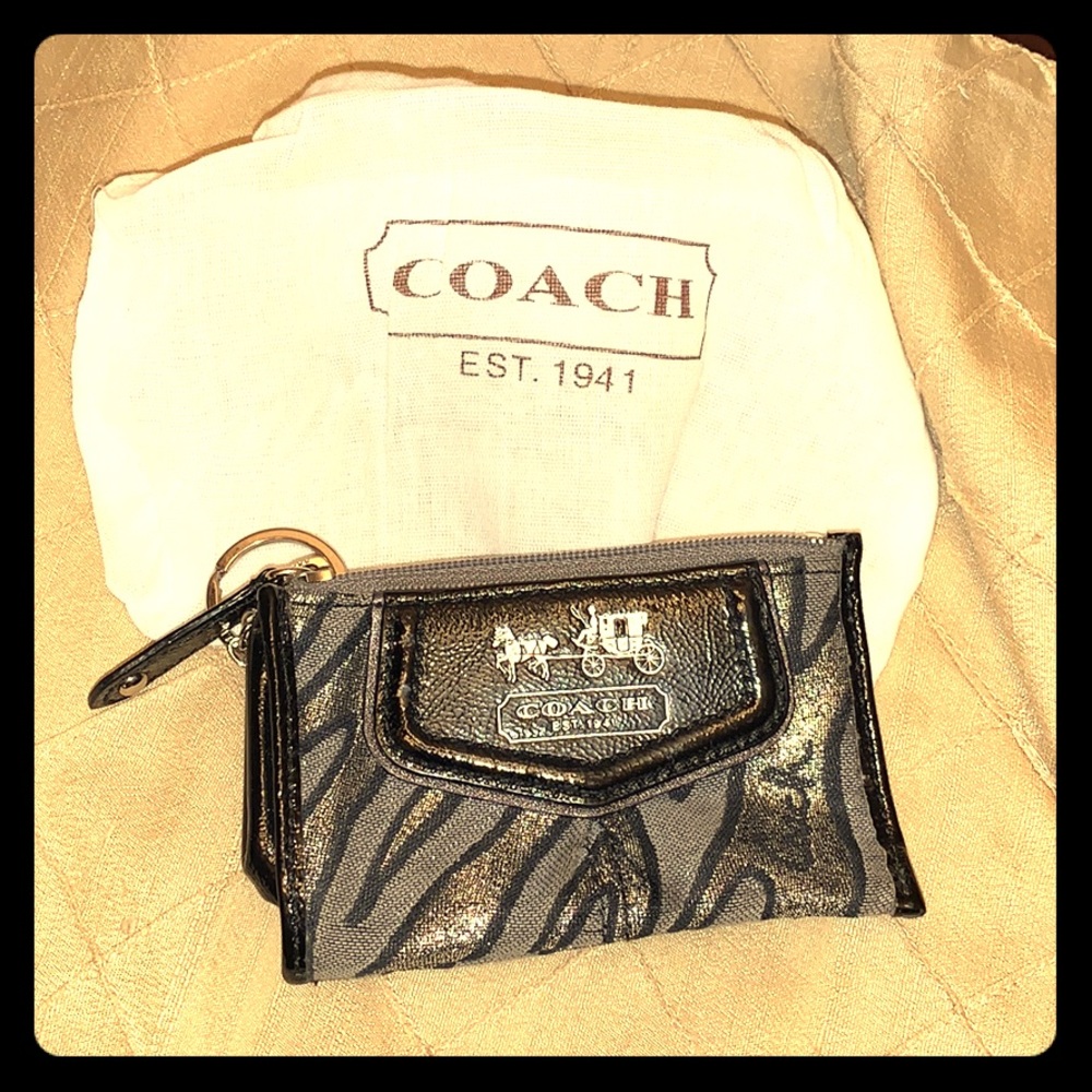 Coach Mini Skinny Keychain Wallet